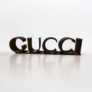 Gucci Sign Art Rare Quality Plac Figure Decor.